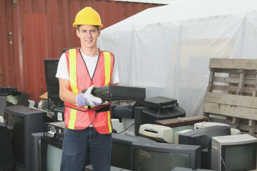 Sorted items during garage clearance process