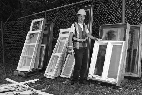 Professional office clearance team at work in Osterley